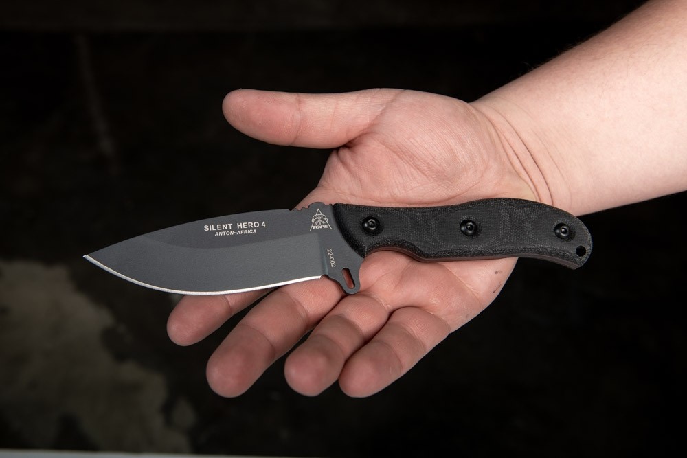 TOPS Turns the Silent Hero 4 Into a Real Tactical Tool With a Tanto Blade