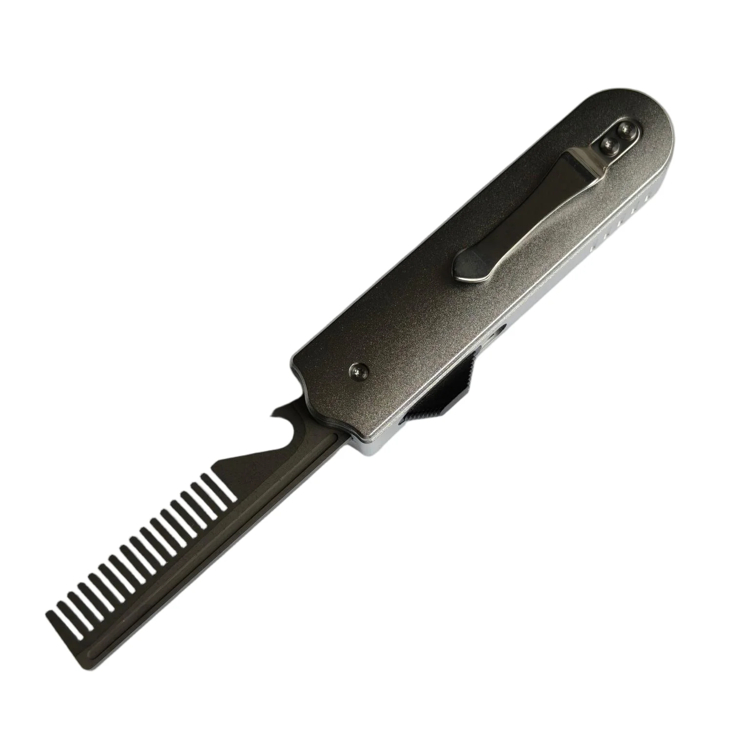 Sao Knife OTF Knife 14C28N Blade Comb Aluminum Handle 2