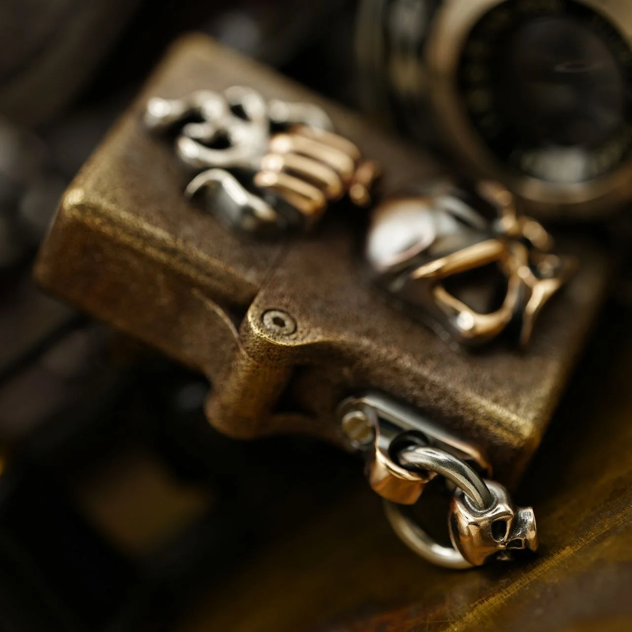 Cpprhd Custom Lighter Skull Fire Logo Limit 4