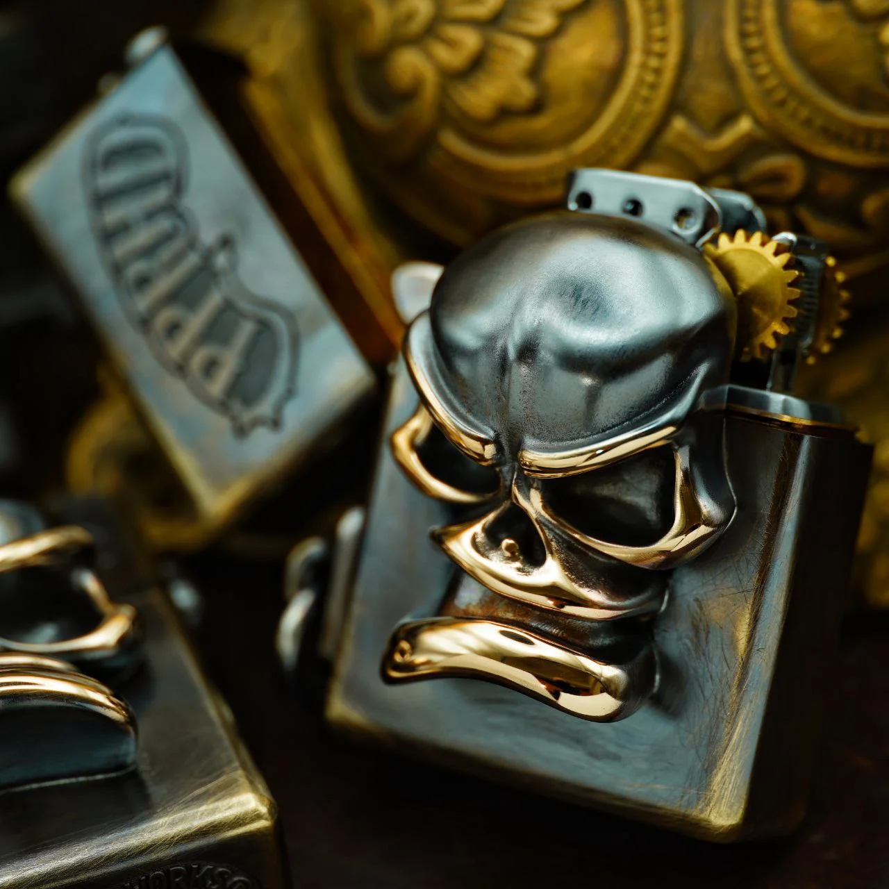 Cpprhd Custom Lighter Super Big Skull Limit 8