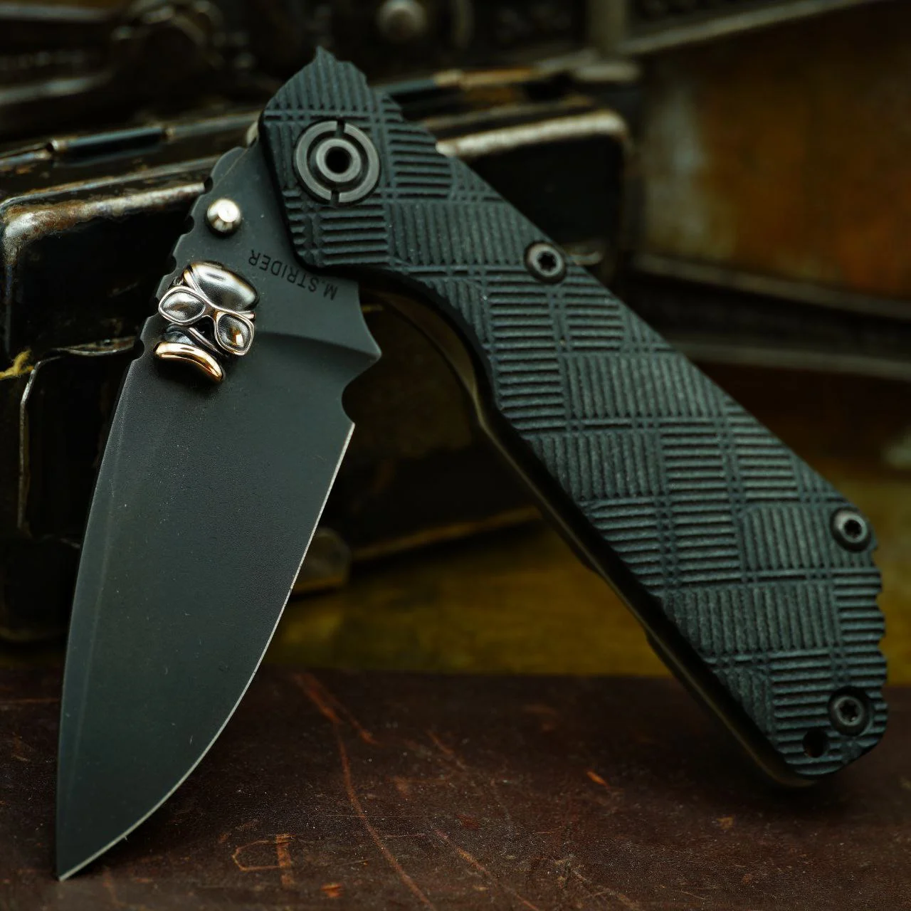 Cpprhd Custom Skull Thumb Stud For Folding Knives 2