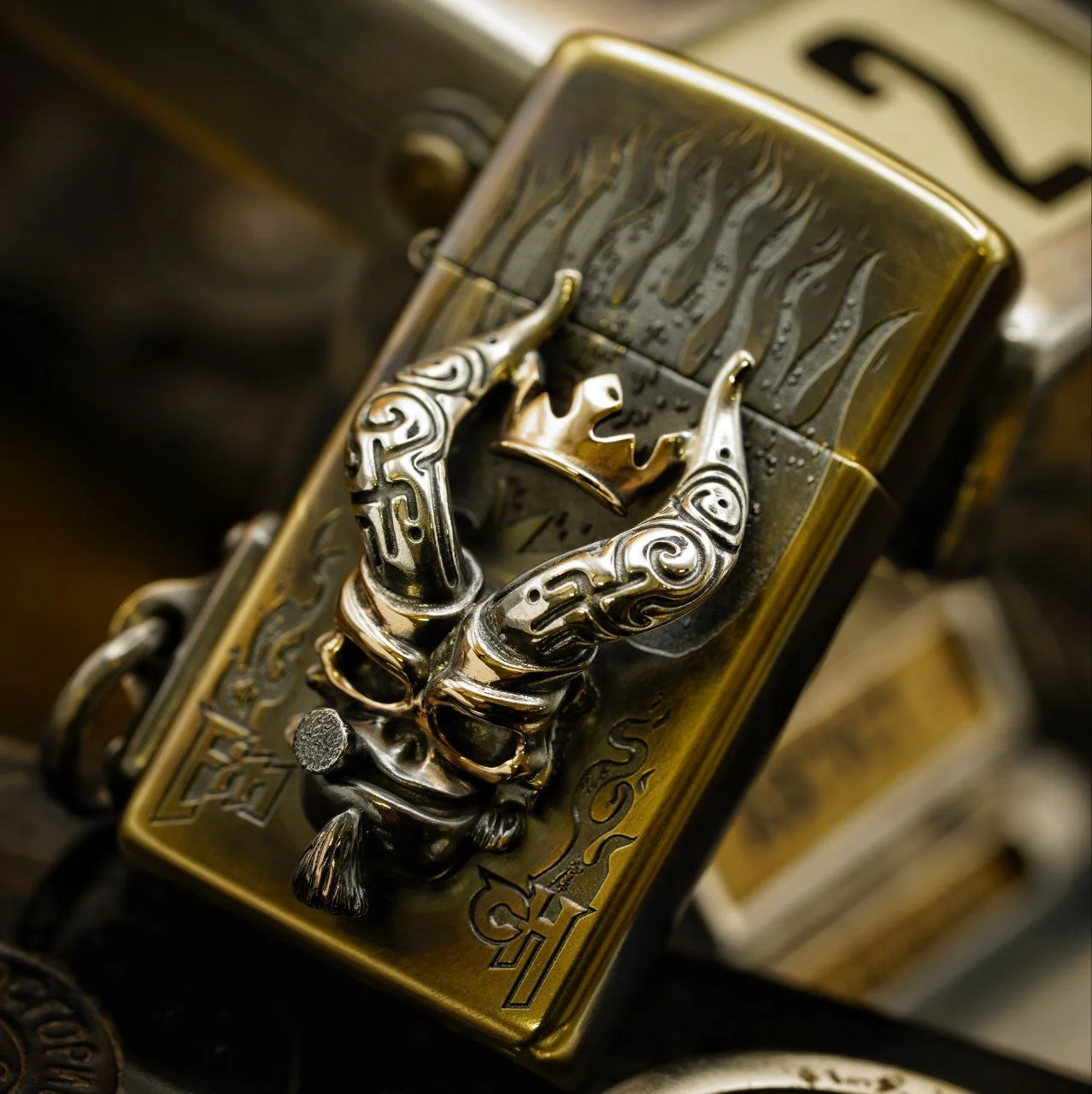 Cpprhd Custom Lighter Hellboy Zippo Narrow version 2
