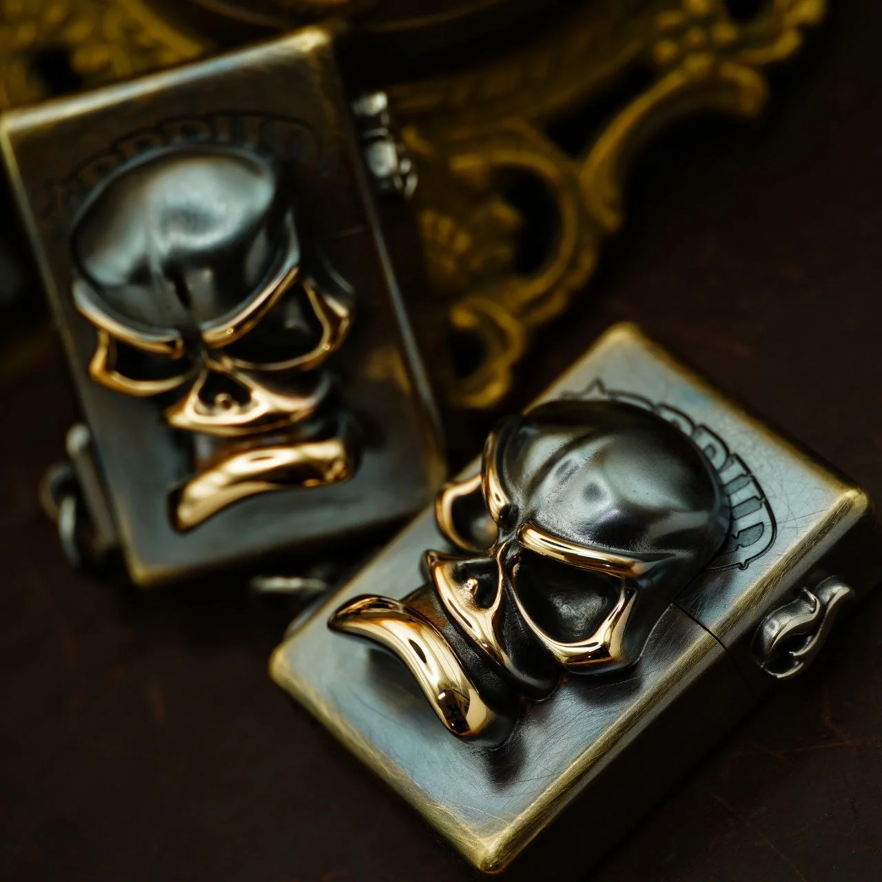 Cpprhd Custom Lighter Super Big Skull Limit 7