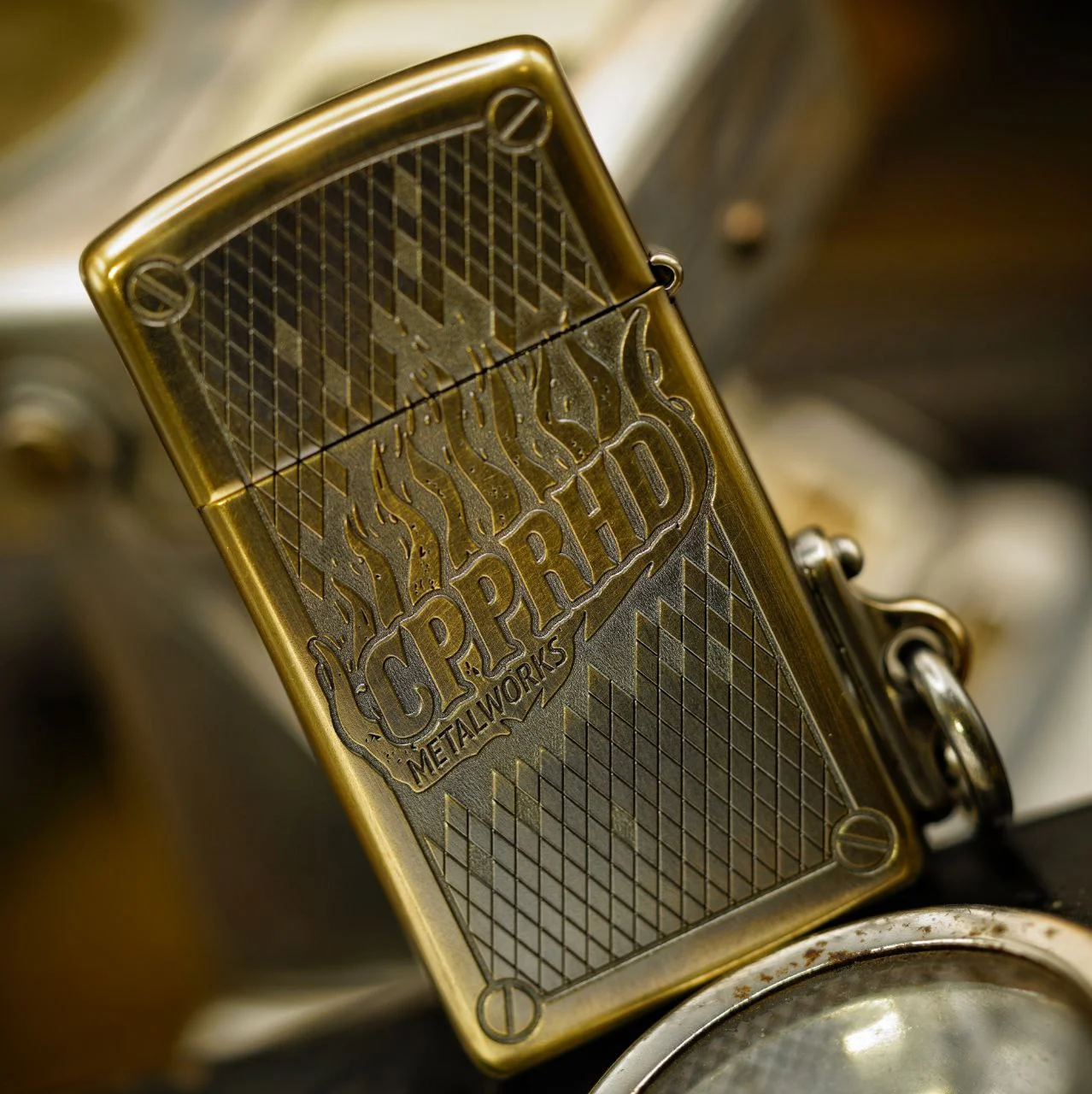 Cpprhd Custom Lighter Hellboy Zippo Narrow version 3