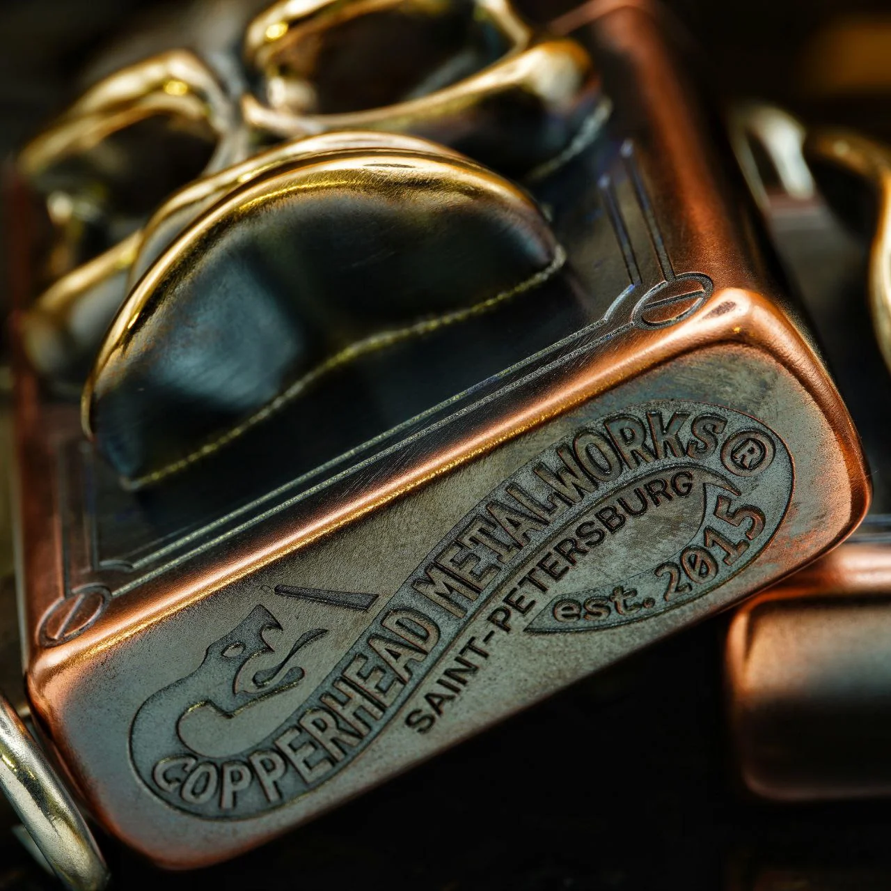 Cpprhd Custom Lighter Big Skull Copper Lighter 3