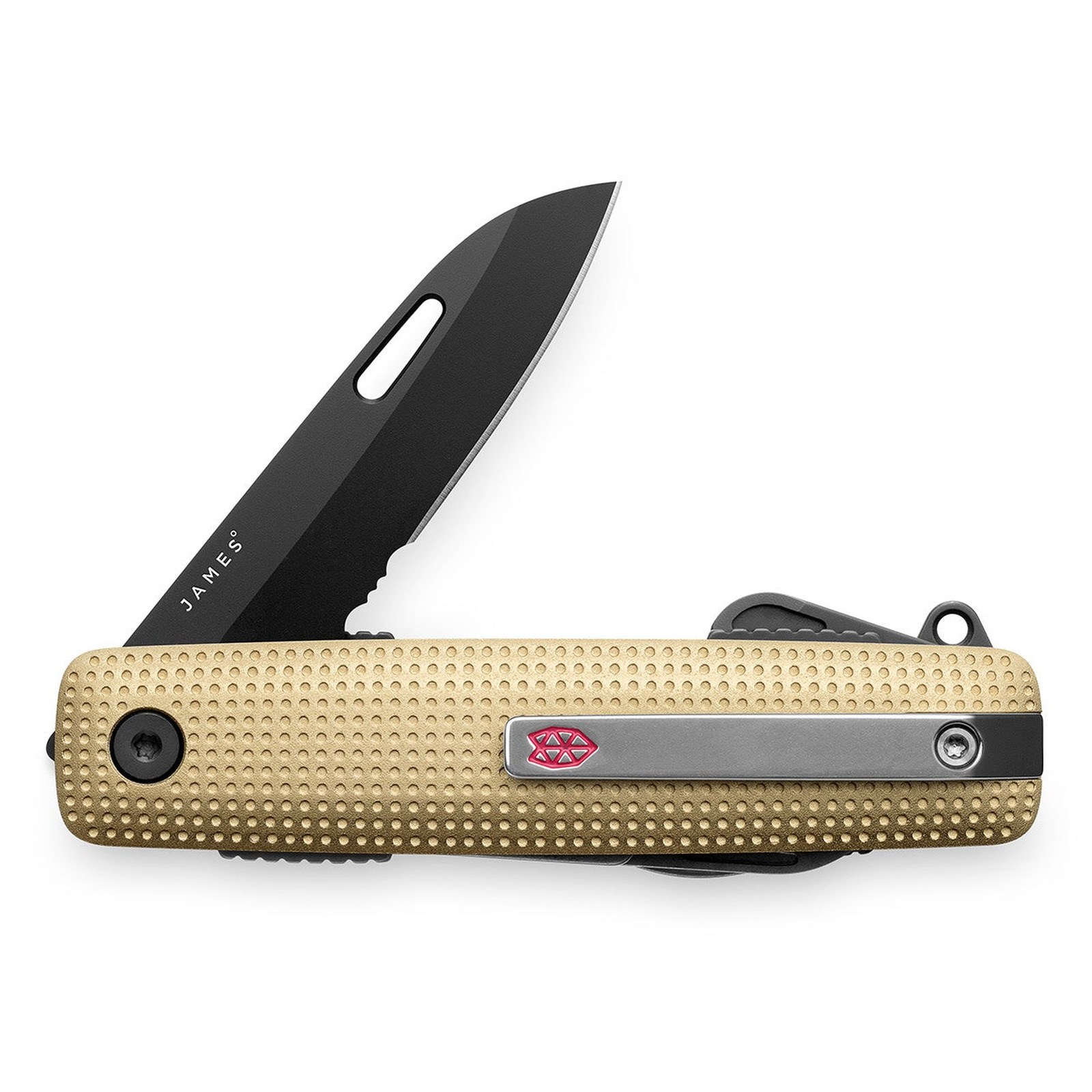 The James Brand Helton multi-tool in Lumen buttermilk colorway with nine locking tools